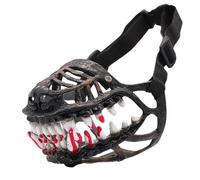 Scary Dog Muzzle with Teeth - Reusable Latex Cover, Horror Costume