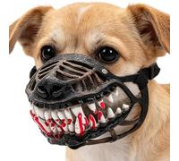 Scary Dog Muzzle with Teeth - Reusable Latex Cover, Horror Costume