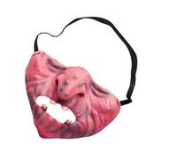 Scary Face Cover for Dogs | Funny Latex Realistic Soft Costume | Pet Hallow