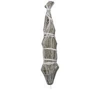 Scary Fake Corpse, Halloween Prop, Realistic Life-Size Decoration with Spider Web Design, Creepy Display for Garden Lawn Patio Backyard Haunted House Holiday Outdoor Use, 70.87 inches