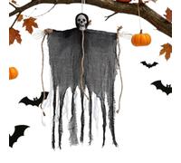 Scary Halloween Decorations, Creepy Spooky Floating Ornament Party Prop | Scary Skeleton Decorations for Party Haunted House Entrance Yard Porch Tree Window