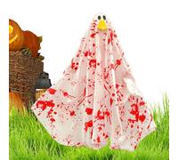 Scary Halloween Decors - 23 inch Lawn Porch Duck Decor for Events, Outdoor Halloween Decoration with Bloody, Spooky Statue Ornament for Table Display, Festival Activities, Home Gathering, Desk, Party