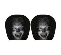 Scary Headrest Covers - 2 Pieces Halloween Elastic Auto Headrest Cover