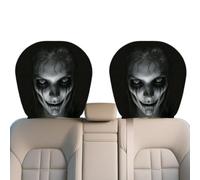 Scary Headrest Covers - 2 Pieces Halloween Elastic Auto Headrest Cover