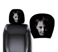 Scary Headrest Covers | 2 Pieces Universal Breathable Halloween Spooky