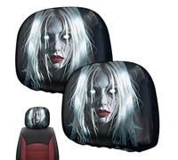 Scary Headrest Covers - 2 protections élastiques pour le visage