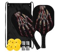 Scary Monsters Claw Hand Raquettes de pickleball en fibre de verre | ensemble de palas de pickleball pour adultes hommes femmes