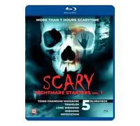 Scary: Nightmare Starters (Volume 1) - 5-Disc Set ( The Texas Chain Saw Massacre / The Traveler / Long Weekend / Shrooms / Infestation ) [ Origine Danoise, Sans Langue Francaise ] (Blu-Ray)