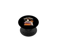 Scary Stories and Cozy Nights Book Halloween for Book PopSockets PopGrip Adhésif
