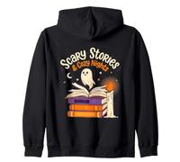 Scary Stories and Cozy Nights Book Halloween for Book Sweat à Capuche