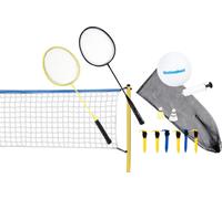 Scatch Scatch Ensemble de volley-ball et badminton - avec filet, raquettes, navettes et ballon - sac de transport - 310 x 168 cm