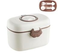 Scatola di distribuzione in polvere di latte di viaggio, facile da trasportare, 1 set, snack portatile, contenitore di stoccaggio formula, distributore di formula per bambini, per gite asilo o