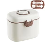 Scatola di distribuzione in polvere di latte di viaggio, facile da trasportare, 1 set, snack portatile, contenitore di stoccaggio formula, distributore di formula per bambini, per gite asilo o