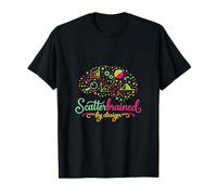 Scatterbrained by Design Data Science Brain Graphic T-Shirt