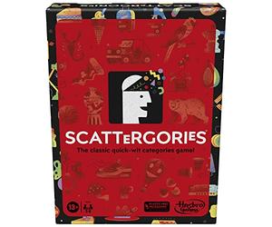 Scattergories Jeu classique pour adultes et adolescents à partir de 13 ans, jeu de société pour 2 joueurs et plus