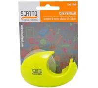 Scatto 066S Blister Distributeur de Ruban adhésif 15 x 33 cm - Coloris aléatoire