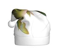 SCAUA Appât avec ligne de pêche mangeant un petit poisson chapeau de Noël, chapeau de Père Noël pour adultes, chapeaux de Noël pour décoration de fête festive du Nouvel An