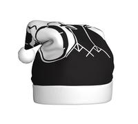 SCAUA Chapeau de Noël batteur, chapeau de Père Noël pour adultes, chapeaux de Noël pour décoration de fête du Nouvel An