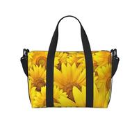 SCAUA Haunted Mansion Sac à main pour voyage, sport, gym, voyage, sac à bandoulière pour homme et femme, tournesols, Taille unique