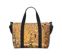 SCAUA Sacs à main à fleurs roses et papillons pour voyage, sac de sport, sac de voyage, sac de voyage à bandoulière pour homme et femme, Arbre coloré., Taille unique