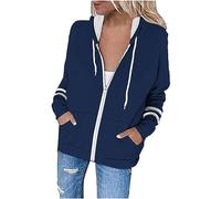 SCBFDI Veste Femme Doux Sweats a Capuche Vetement Chic Et Moderne Tailleur | Taille Plus Scolaire Chaud Manches Longues Manteau Automne Moda Regular Colorée Fermeture