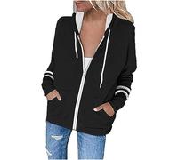 SCBFDI Veste Femme Doux Sweats a Capuche Vetement Chic Et Moderne Tailleur | Taille Plus Scolaire Chaud Manches Longues Manteau Automne Moda Regular Colorée Fermeture