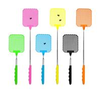 SCBOY 6 Stück Tapetteà Mouche Multicolore Tapette à Mouche Extensible en Plastique Tapette A Mouche pour Mouches Moustiques Et Insectes
