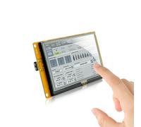 SCBRHMI Module TFT LCD 4,3 pouces Intelligent HMI - Cortex-A8 1 GHz, 128 Mo Flash, Logiciel GUI, Convient aux programmeurs pour Arduino, ESP32, Nano, ESP8266, Raspberry Pi, Contrôle industriel