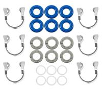 SCBSTKBGGW injecteur pour Chevrolet PourCamaro pour Traverse 6 Jeux Kit De Réparation Et Joints D'injecteur Carburant Automobile en Caoutchouc