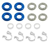 SCBSTKBGGW injecteur pour Ford pour Escape pour Fiesta pour Fusion Transit Connect 4 Jeux CM529229A Kit De Réparation Joints D'injecteur Carburant Automobile