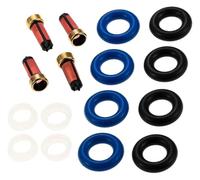 SCBSTKBGGW injecteur pour Injecteur Voiture AY-RK057 0586156156 Kit De Réparation Pièces Plastique 4 Jeux Filtres À Carburant Caoutchouc avec Joints Toriques