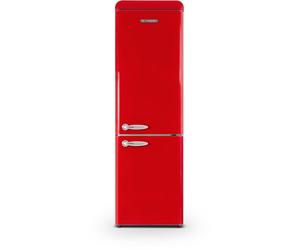 SCCB250VR-SCHNEIDER Réfrigérateur combiné pose libre rouge 249L clE froid statique