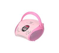 Lenco Radio CD SCD-24 Lecteur CD et radio FM Rose