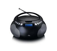 SCD-331BK - Radio et lecteur CD/MP3 portable avec USB et Bluetooth - Radio alimentée par batterie ou par secteur