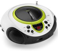 Scd-38 Usb Vert-Radio Fm Portatile Con Lettore Cd/Mp3-Ingresso Usb-Ingresso Aux-Vert