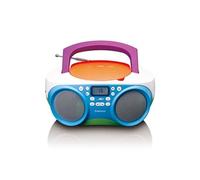 Lenco SCD-41 - Lecteur CD pour enfants - Radio CD - Chaîne stéréo - Boombox - Radio FM - Port USB - MP3 - Puissance 2 x 1 W RMS - Alimentation secteur et piles - Multicolore