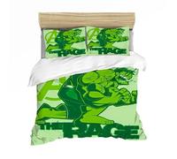 SCD-4396 Parure de lit 3D motif dessin animé Disney Avengers Hulk ensemble de literie pour garçon fille avec ta Taille:200*200cm