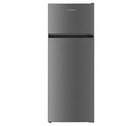 Schneider SCDD206H-XE - Réfrigérateur double porte 206L Inox