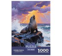 Sceau 1000 Pièces Puzzle pour Adultes Jeux Éducatifs Divertissement Apaisant Entraîner La Mémoire du Cerveau pour Adultes Et Enfants De 14 Ans Et Plus 38x26cm/1000pcs