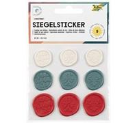 Sceau autocollant CHRISTMAS tailles/couleurs assorties