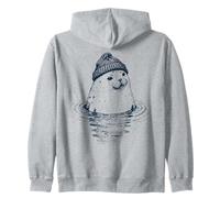 Sceau avec Capuchon Sceau Maritime, Nordique Sweat à Capuche
