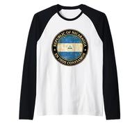 Sceau Circulaire Vintage de la République du Nicaragua Manche Raglan