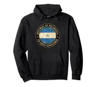 Sceau Circulaire Vintage de la République du Nicaragua Sweat à Capuche