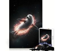 Sceau dans l'espace avec Aura énergétique Puzzle de 1000 pièces pour Adolescents Wise Think Toy Leisure Fun Clear Cut Décoration Murale (38x52cm)