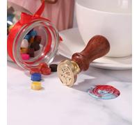 Sceau De Cire 3d Rétro Joyeux Anniversaire, Artisanat Scrapbooking En Bois, Décoration Pour La Maison, Fête De Mariage