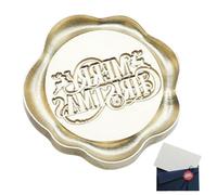 Sceau de cire de Noël - Tête en cuivre vintage, fonction gaufrée des vacances, outil d'étanchéité à main | Sceau de cire joyeux Noël pour invitations, lettres, travaux manuels, décoration de vacances