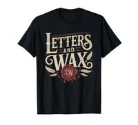 Sceau De Cire Papeterie Vintage Redacteur Lettres Cacheter T-Shirt