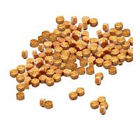 Sceau de cire,Perles de cire à cacheter,Cires Adhésifs,Octogonal,Rétro,Pratique,Sceau de timbre,Papier cadeau,Enveloppe,Sceau décoratif(Or rétro,100pcs)