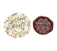 Sceau de festif - Tampon de joint de de vacances, têtes de tampon d'étanchéité en laiton | Têtes de timbre d'enveloppe en cuivre, têtes d'emboutissage de joint de réutilisable, têtes de