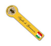 SCEAU DE GARANTIE DE LA QUALITE ' « Miel italien » 1000 pièces JAUNE